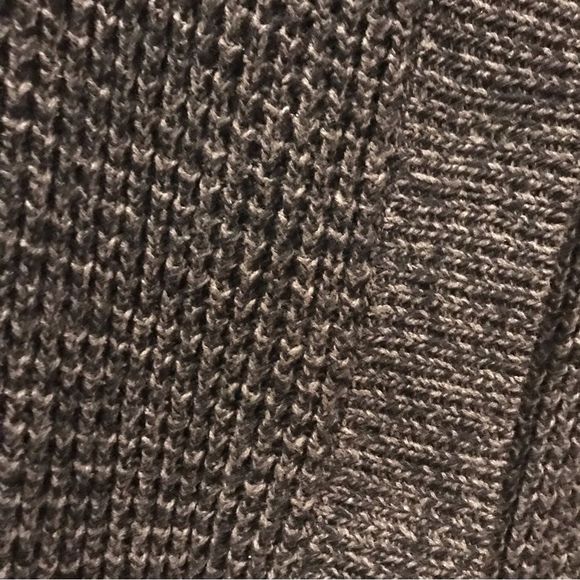 OLD NAVY Sweater Coat Gray Snap Up Neck Up or Down Size L - Picture 5 of 6